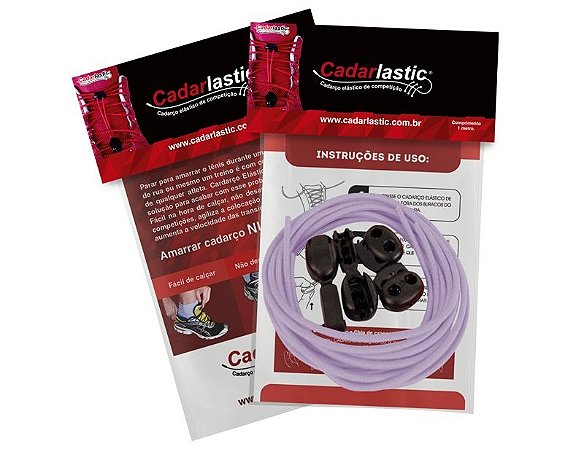 Cadarço Elástico de Competição - Lilás
