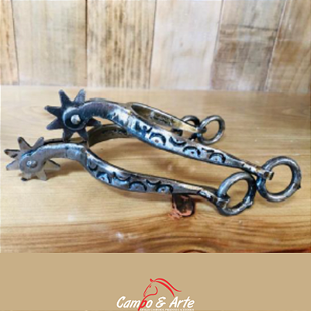 Espora Ferro Crioula - Roseta 8 Dentes