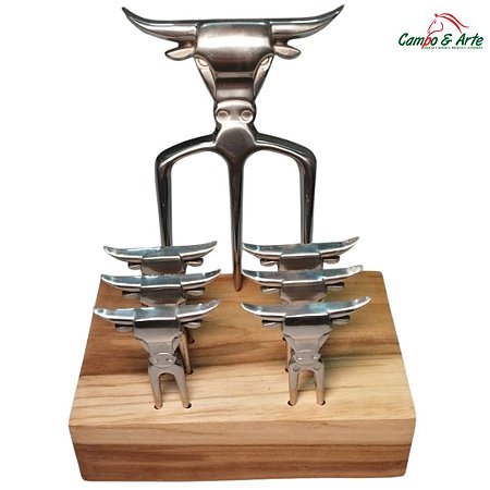 Kit Garra de Urso Polida c/ 6 Garfinhos