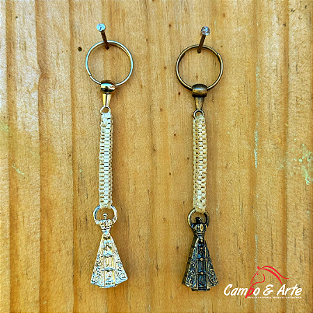 Chaveiro Trançado Nossa Senhora