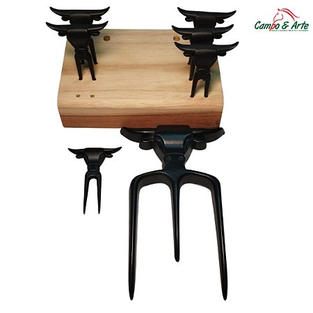 Kit Tridente Black c/ 6 garfinhos