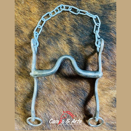 Freio duro inox - bocal de ferro