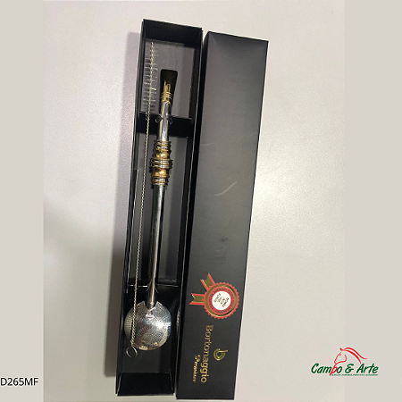 Bomba de Chimarrão Premium Aço Inox Mil Furos