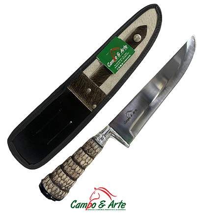 Faca Aço Inox Cabo Rabo de Tatu