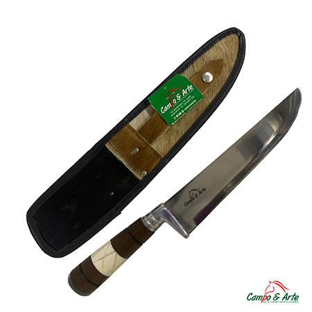 FACA AÇO INOX CB MISTO MADEIRA E OSSO