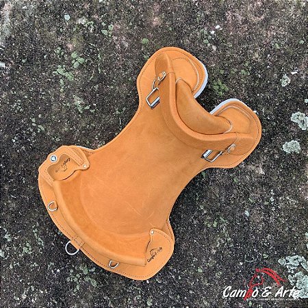 Sela N°3 Freio de Ouro Anatômica c/ Trava - Cor Mostarda