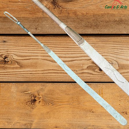 Mango Couro Crú Cabo Alpaca