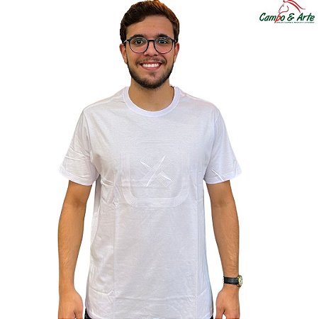 Camiseta masculina fio30