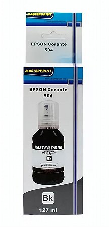 Refil De Tinta Compatível Epson Corante Black 504/544 127ml