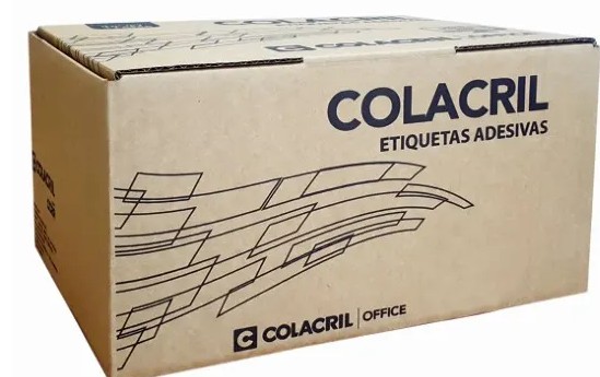 CAIXA COM 1.000 FOLHAS - Etiqueta A4 A4355 Ca4355 A4 27 por folha