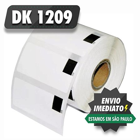 Rolo de Etiqueta Adesiva Dk 1209 ECO 62x29 Compatível Brother QL