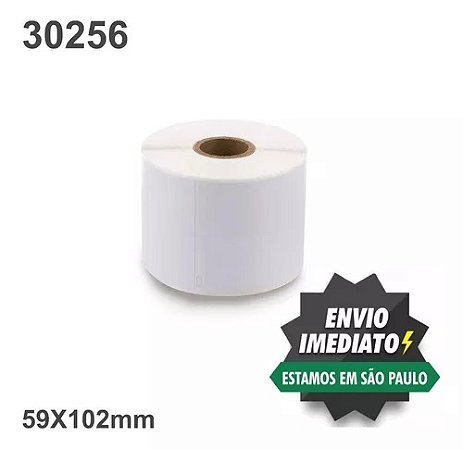10 Rolos Etiqueta 30256 59x102 Impressora Label Writher 450