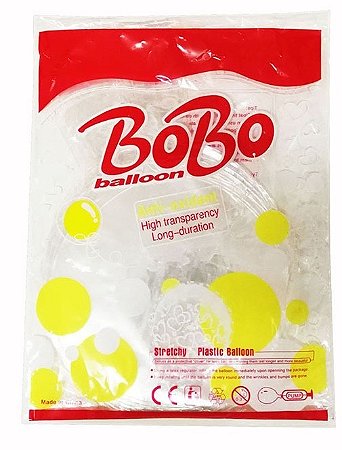 10 Unidades Balão Bubble 16 Polegadas 40cm Transparente Top