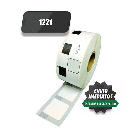 20 Rolos Dk 1221 - Etiqueta Compatível Dk1221