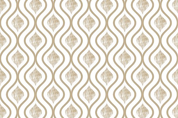 Papel De Parede Adesivo 45cm x 10 metros Arabesco Savoy Bronze