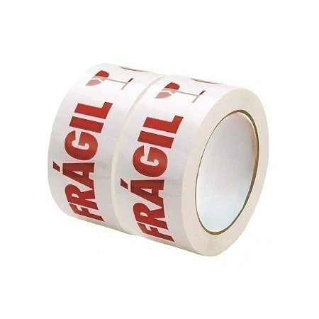 Pack 6 rolos de Fita Adesiva CUIDADO FRÁGIL - 42x300 metros