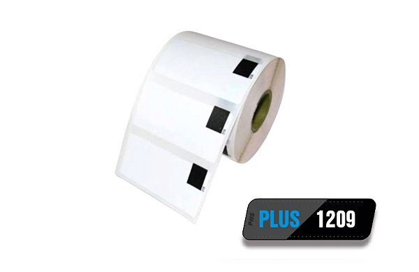 50 rolos de Etiqueta Adesiva Dk 1209 PLUS 62x29 Compatível Brother QL