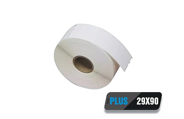 20 rolos de Etiqueta Térmica Adesiva Plus 29x90 (mm) 400 etiquetas por rolo - Zebra, Argox, Elgin...
