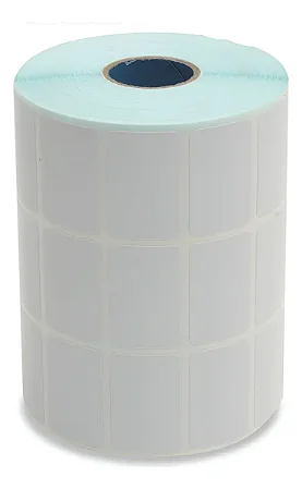 5 Rolos 33x21 3 Colunas Adesivo Á Prova D'agua C/4000 Etiquetas