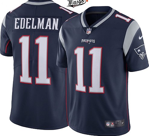 Camisa Futebol Amercano NFL New England Patriots Edelman #11