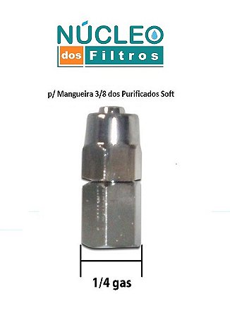 Caps 1/4 Bico Mangueira 3/8