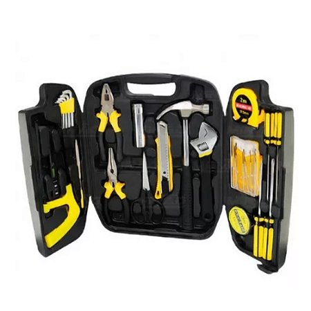 Kit Caixa De Ferramenta 27 Peças Maleta De Serviços Completa