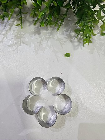 Cortador Flor Inox Médio