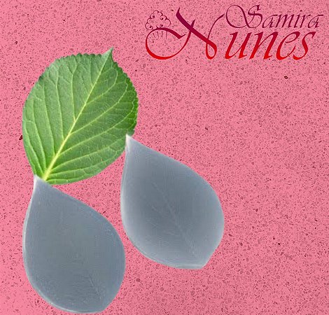 Molde de Silicone Folha Hortênsia Flexarte