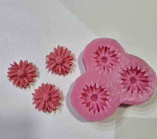 Molde de silicone 3 Girassol - 003