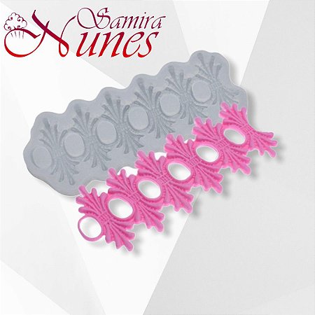 Molde de Silicone Renda Gripir Gondar Flexarte