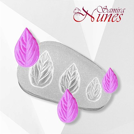 Molde de Silicone Folhas Flexarte