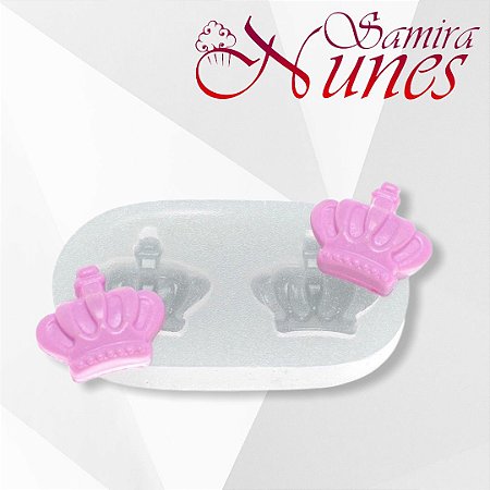 Molde de Silicone Coroa Média Dupla Flexarte
