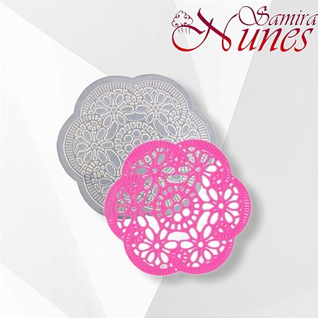 Molde de Silicone Renda Pequena 1 Flexarte