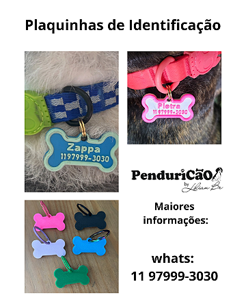 Plaquinha de Identificação