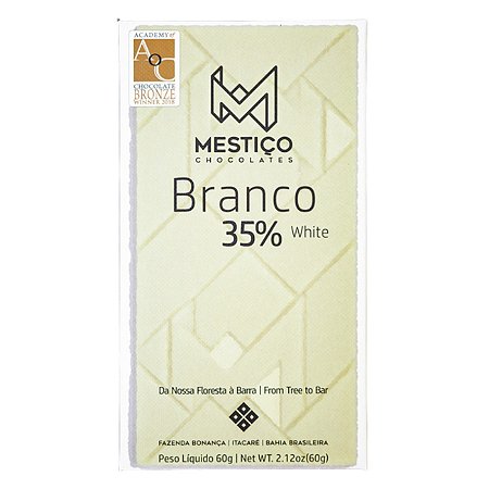 Barra de Chocolate Branco 35% Cacau - Mestiço