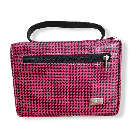 Bolsa Para Bíblia ou Livro Pied Pink