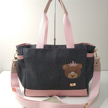 Bolsa Maternidade Passeio Ursa Princesa - Média