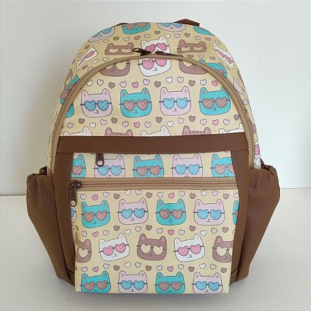 Mochila Urban Gatinhos Estilosos