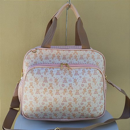 Bolsa Maternidade Elegance Grande Rosa