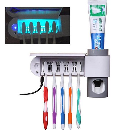 Suporte Esterilizador UV para Escova de Dente