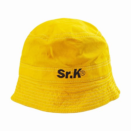 Bucket Hat Tingimento Amarelo