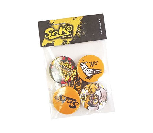 Pack 5 bottons sortidos