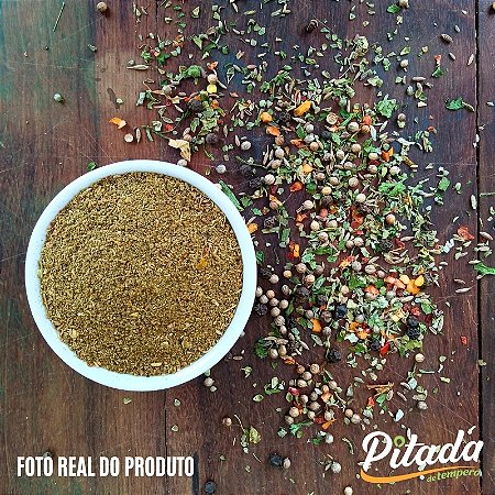 Tempero Baiano Moído com Pimenta