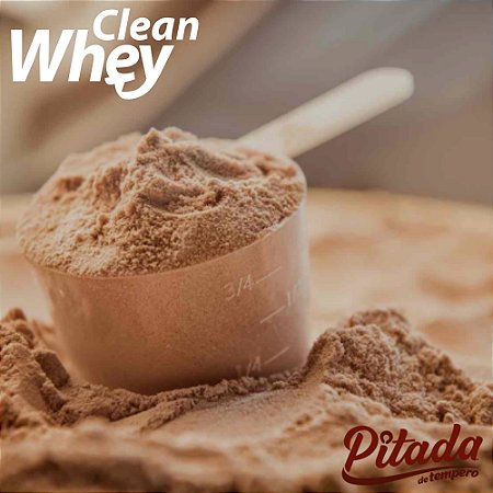 Whey Protein Isolado Sabor Cacau Belga - Clean Whey