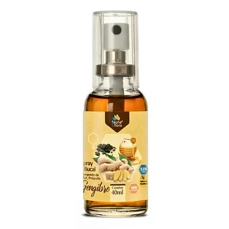 Spray de Própolis e Gengibre - 40ml Fauna e Flora