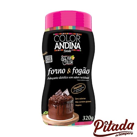 Adocante Culinário Stévia 320g - Color Andina