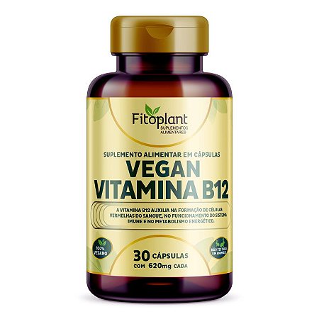 Vegan Vitamina B12 520mg 30caps Fitoplant