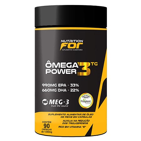 Ômega 3 Power TG 1340mg 90caps Nutrition For