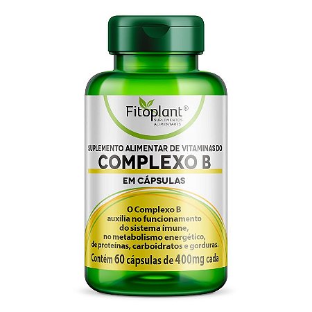 Complexo B 400mg 60 caps  Fitoplant