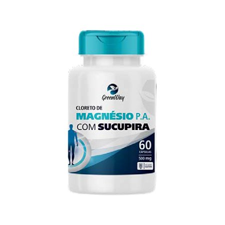 Cloreto De Magnésio P.A. c/ Sucupira 60caps 500mg - Greenway